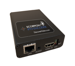 Scorpion Live IPTV HD Streaming Encoder Appliances from DiscoverVideo